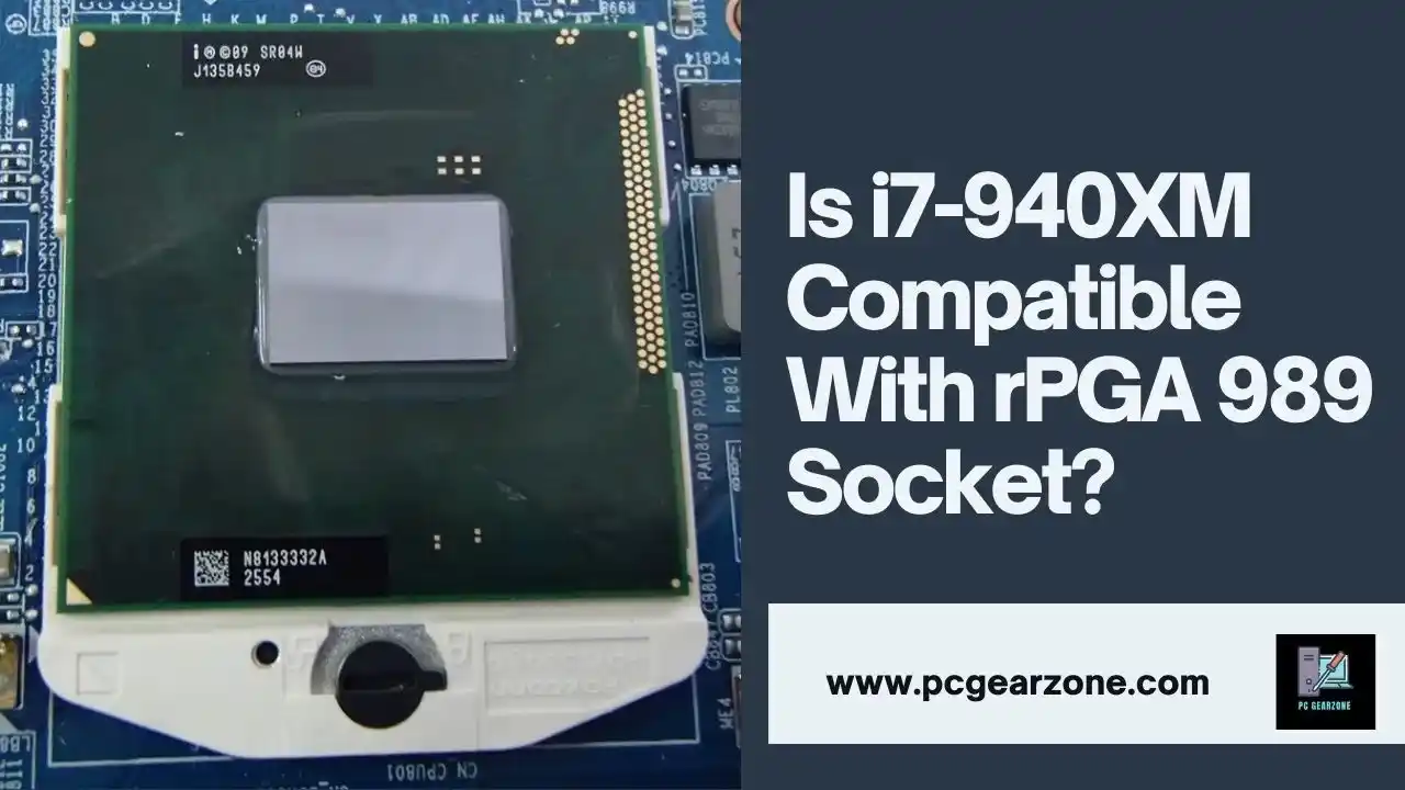 Is i7-940XM Compatible With rPGA 989 Socket?