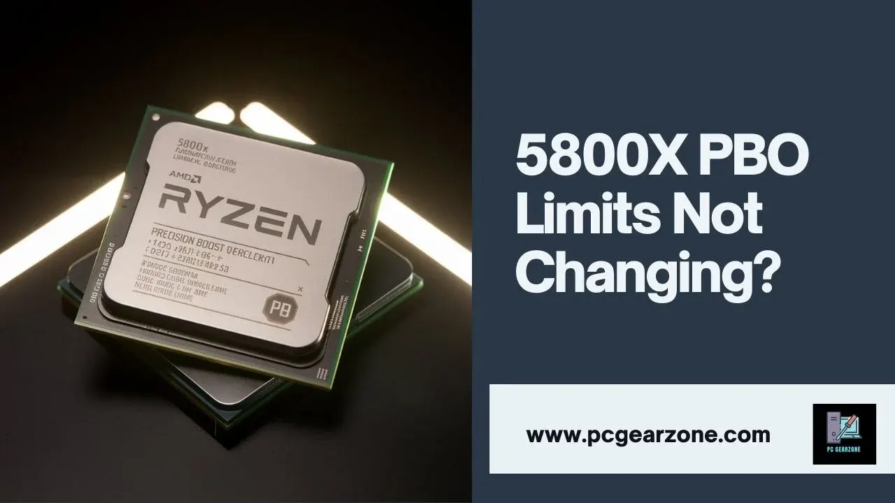 5800X PBO Limits Not Changing?