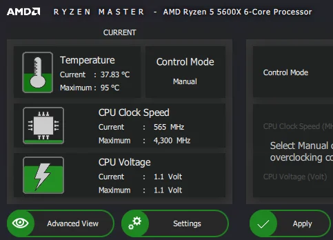 5 5600X Idle Temps Issues